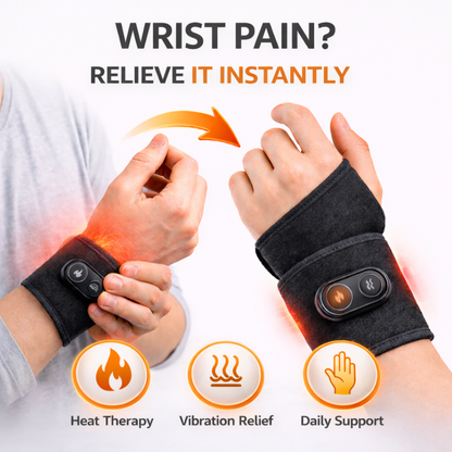 Wrist Pain Relief Wrap – Heat & Vibration Therapy for Fast Relief